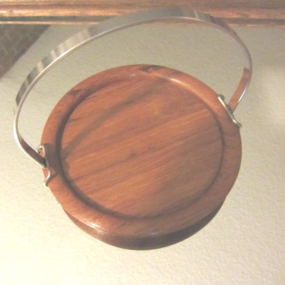 Beautiful Vintage Wood small table centrepiece